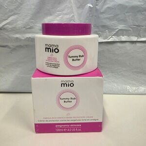 Mama Mio Tummy Rub Butter Omega-Rich Stretch Mark Protection Cream 120ml 4oz NEW